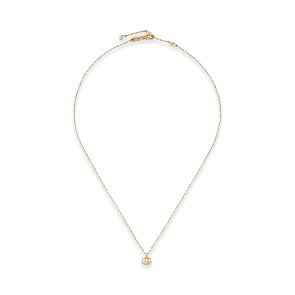 GUCCI GG Running 18K Necklace "Pink Gold"