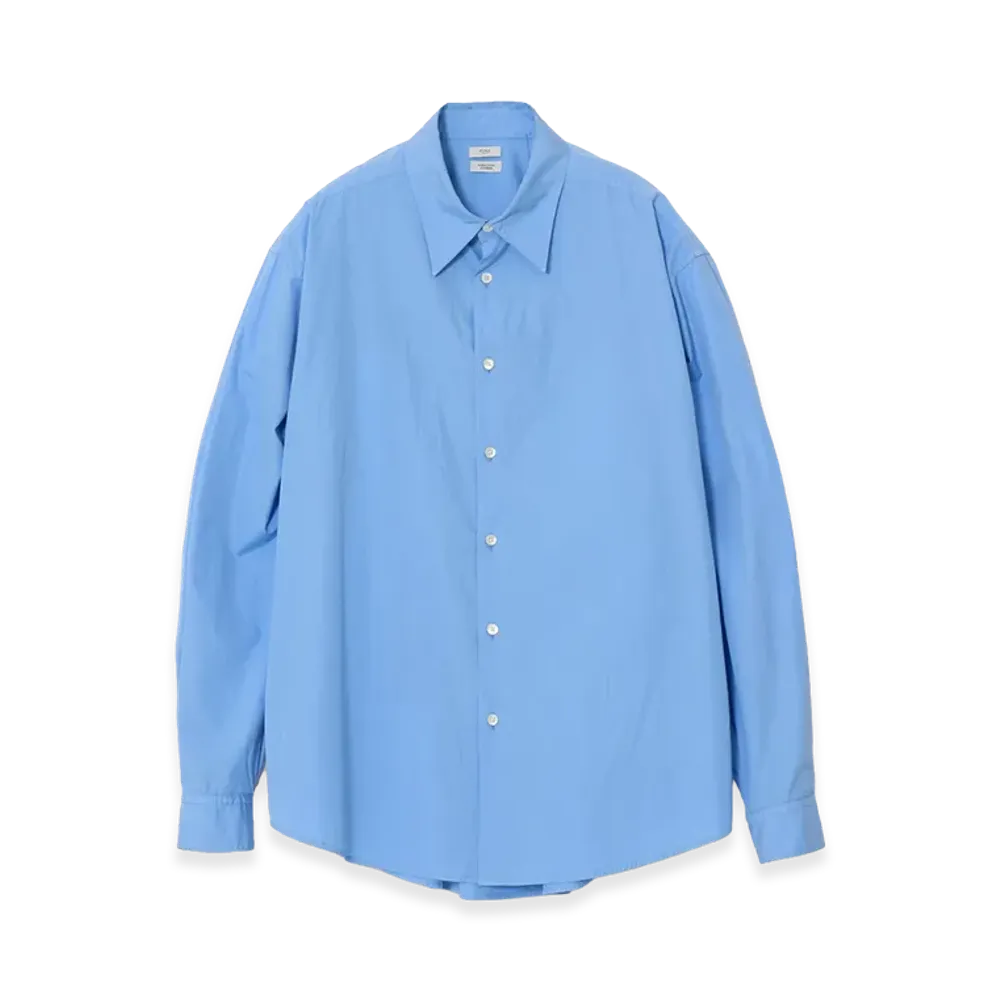 YOKE Suvin Cotton Relax Fit Shirt "Saxe"