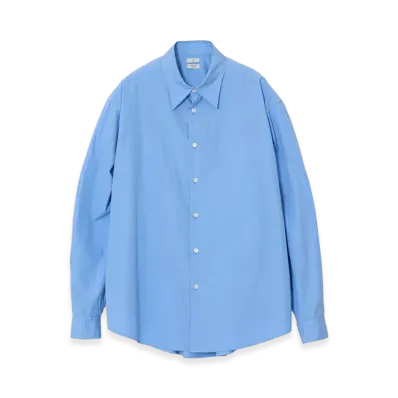 YOKE Suvin Cotton Relax Fit Shirt "Saxe"