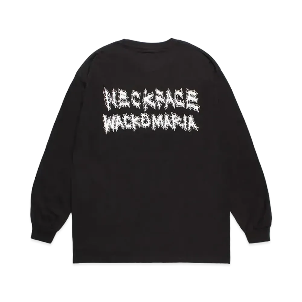 WACKO MARIA x neckface / Long Sleeve T-Shirt "Black"