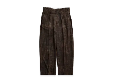 NICENESS N.Dickens Printed Stripe Resized Trousers "Wide Stripes"