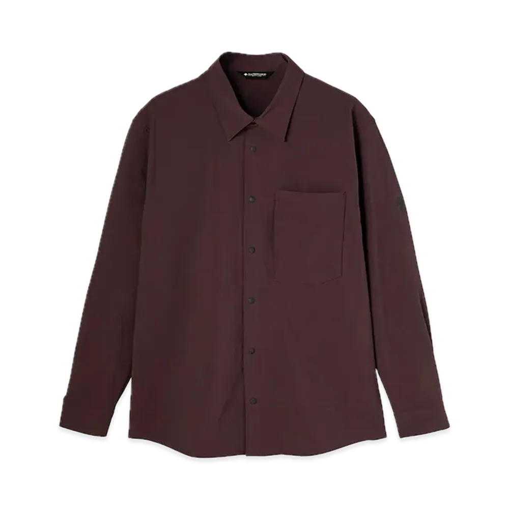 DESCENTE ALLTERRAIN Cordura Long Sleeve Tech Shirt "Mahogany"