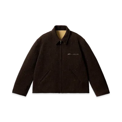 A.PRESSE Vintage Wool Cashmere Corduroy Sports Jacket "Brown"