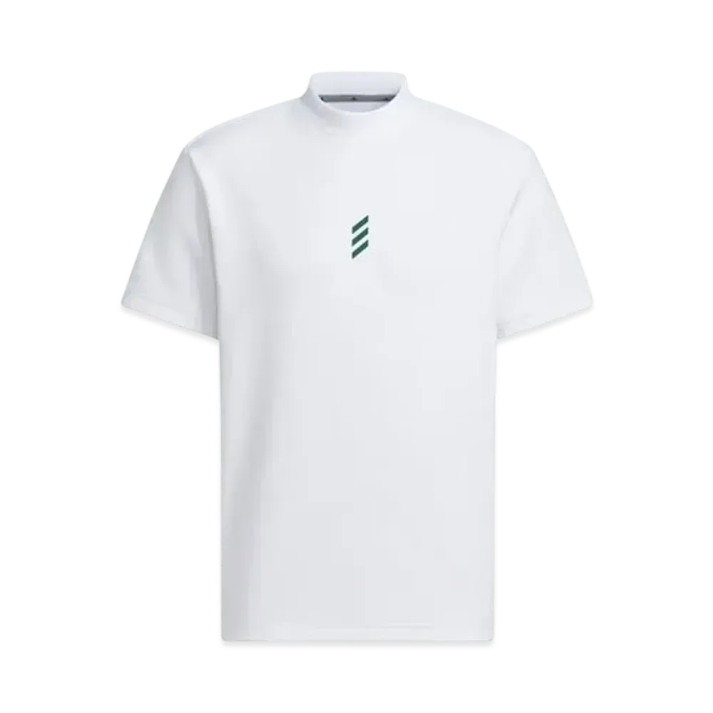 adidas Code Chaos Mock Neck Short Sleeve Shirt "White"
