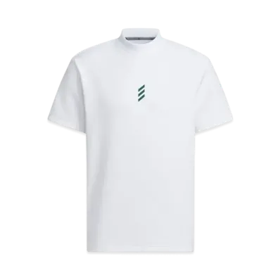 adidas Code Chaos Mock Neck Short Sleeve Shirt "White"