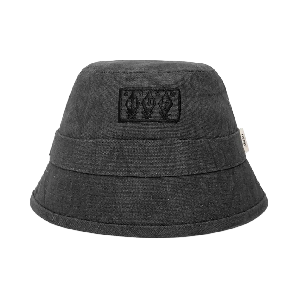 HUF Hemp Bucket Hat "Black"