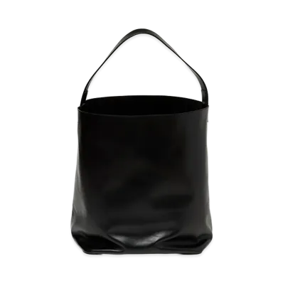 AURALEE Leather Tote Bag Made by Aeta "Black"