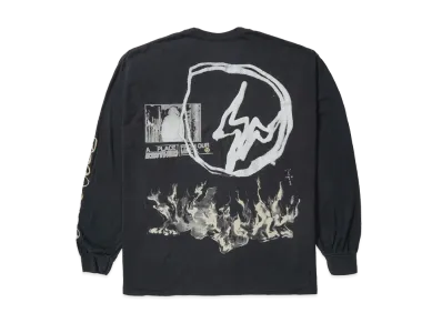 Travis Scott Cactus Jack For Fragment Logo L S "Black"