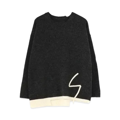 Yohji Yamamoto 7G INDIA YY PULLOVER "Gray"