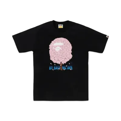 A BATHING APE Kids Sakura By Bathing Ape Tee #1 "Black"