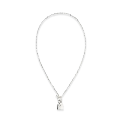 Hermes Amulettes Kelly Pendant "Silver"