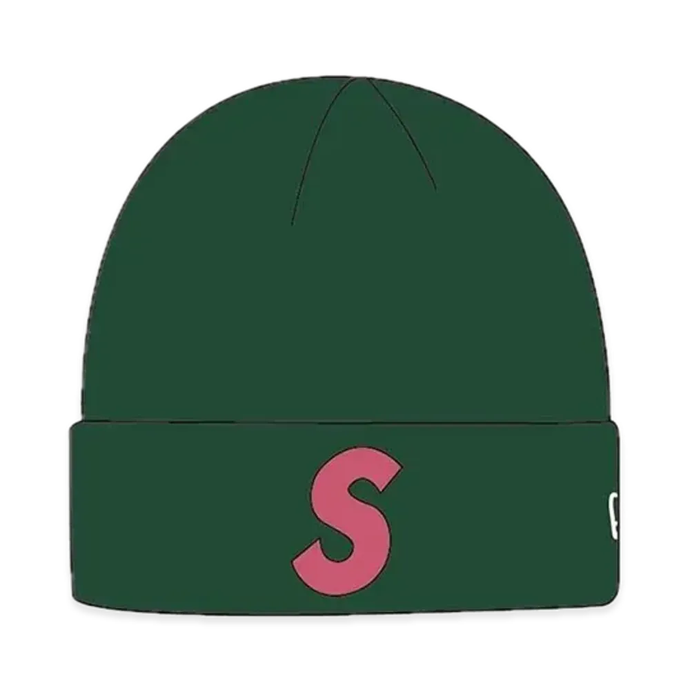 Supreme New Era S Logo Beanie "Green" (19FW)