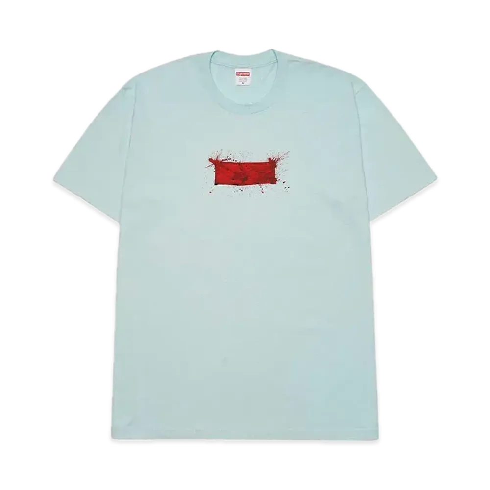 Supreme Ralph Steadman Box Logo Tee "Pale Blue"