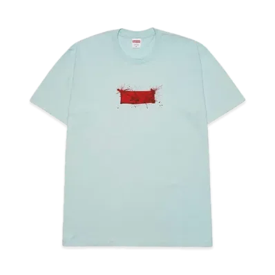 Supreme Ralph Steadman Box Logo Tee "Pale Blue"