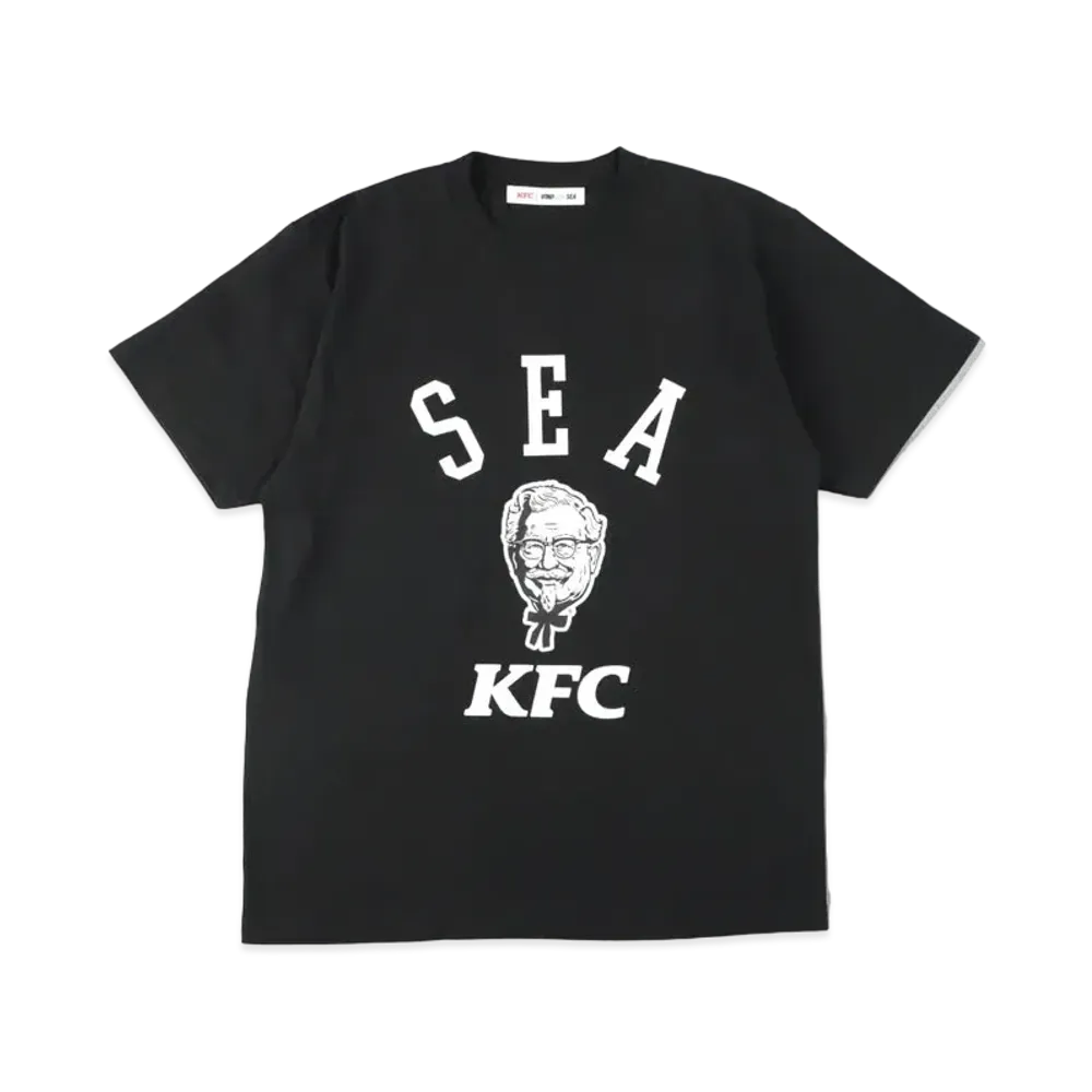 WIND AND SEA x KFC (CLASSIC COLONEL) TEE "Black"