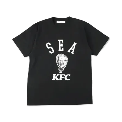 WIND AND SEA x KFC (CLASSIC COLONEL) TEE "Black"