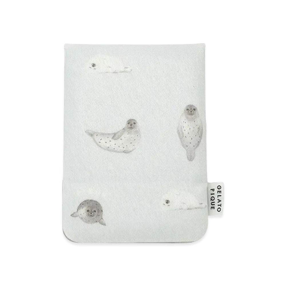 GELATO PIQUE Seal Print Coated Folding Mirror "Blue"