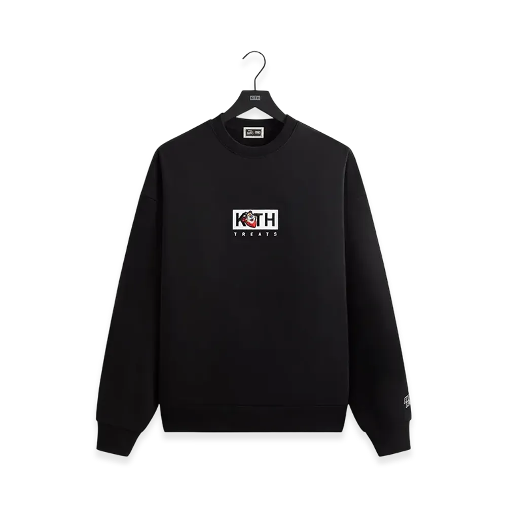 Kith Treats x Kellogg's Frosted Flakes Cereal & Tony the Tiger Classic Logo Nelson Crewneck "Black"