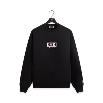 Kith Treats x Kellogg's Frosted Flakes Cereal & Tony the Tiger Classic Logo Nelson Crewneck "Black"