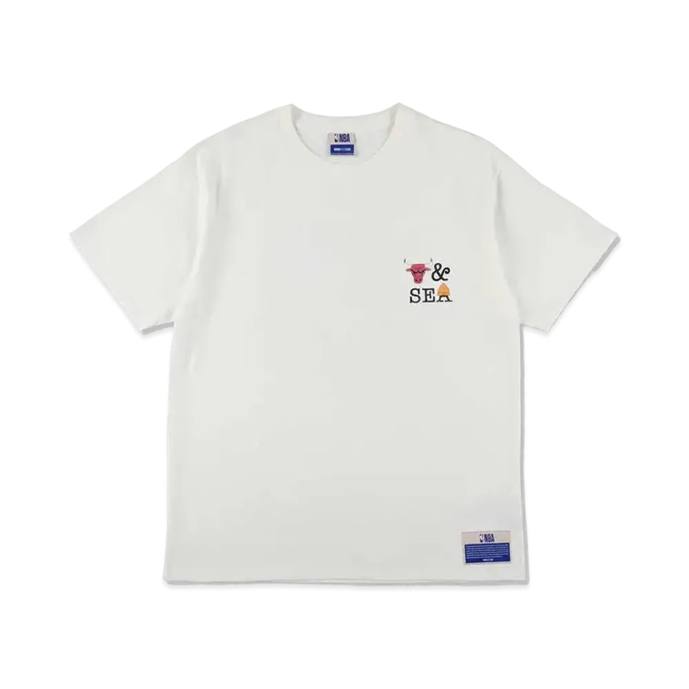 WIND AND SEA x NBA CHAMPIONS x PARAPPA THE RAPPER Bulls Tee "White"