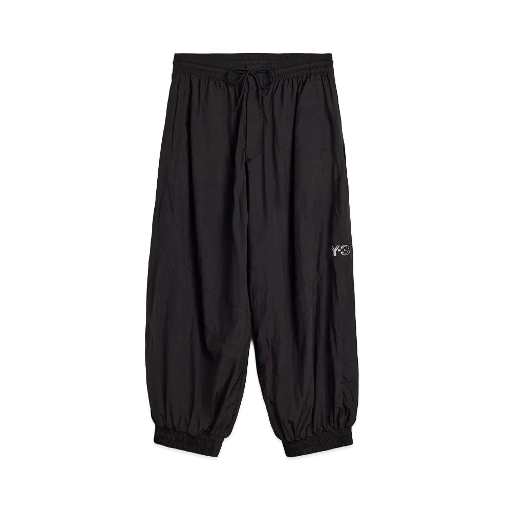Y-3 Raw Edge 3 Stripes Nylon Shell Pants "Black"