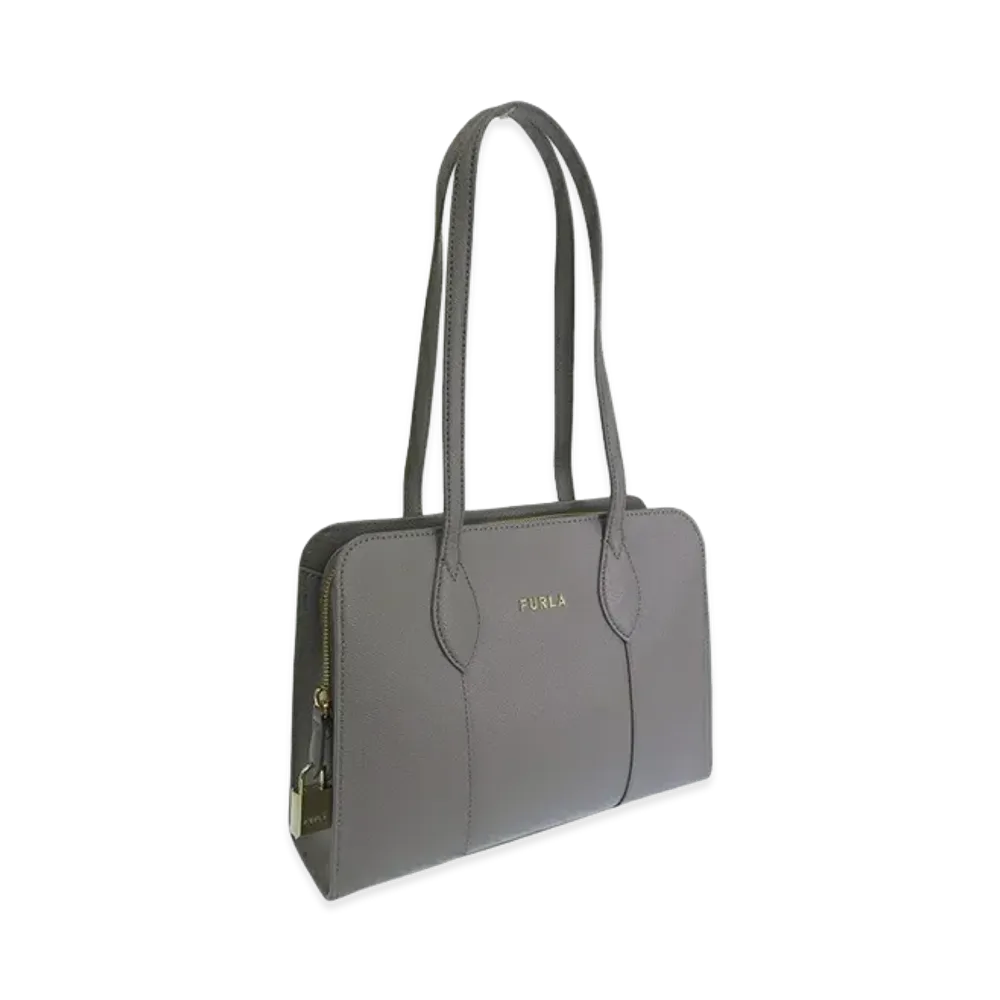 FURLA Vittoria Business M Tote "Gray"