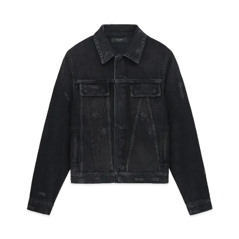 AMIRI MA Trucker Jacket "Black"