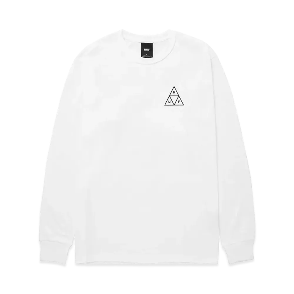 HUF Set TT L/S Tee "White"