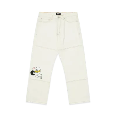 PALACE DUCK BOMB PANEL JEANS "White"