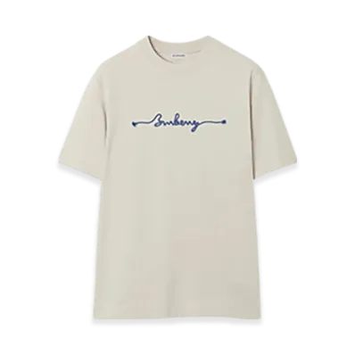Burberry Knot Logo Cotton T-shirt "Sail"