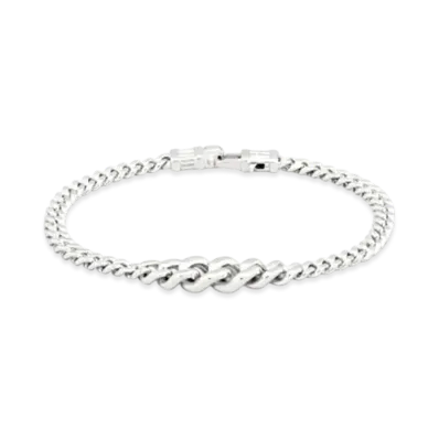 TOMWOOD Dean Bracelet "Silver"