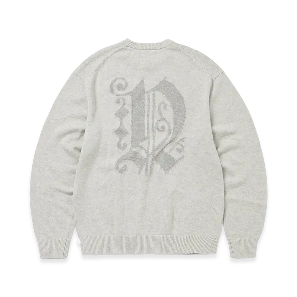 thisisneverthat Fortuna N-Logo Sweater "Heather Grey"