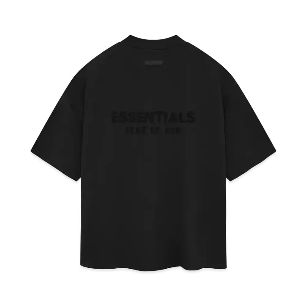 FEAR OF GOD ESSENTIALS V-neck T-shirt "Jet Black"