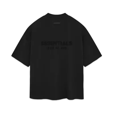 FEAR OF GOD ESSENTIALS V-neck T-shirt "Jet Black"