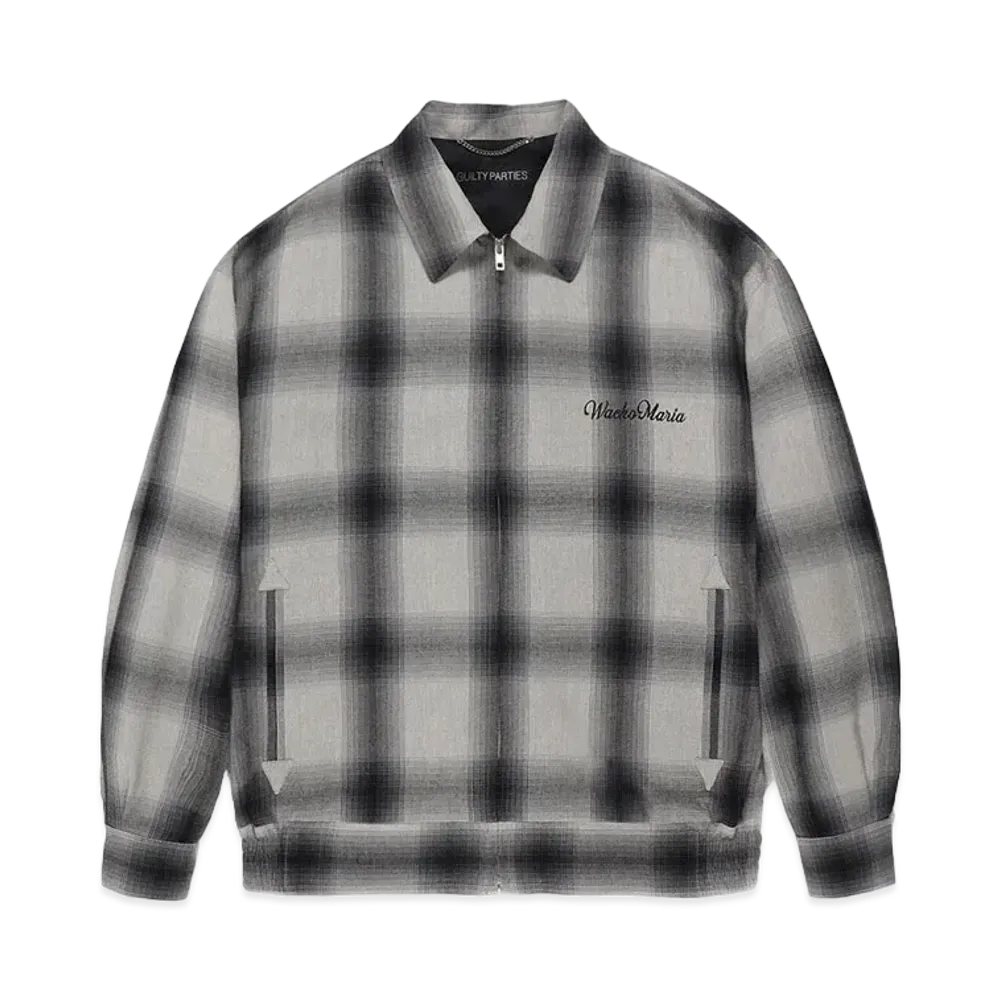 WACKO MARIA Check 50's Jacket "Gray"