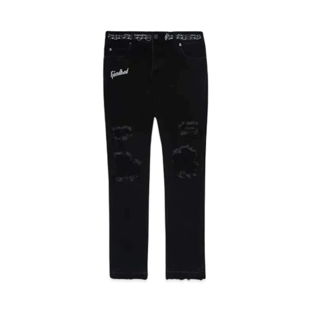 A GOOD BAD INFLUENCE Convertible Skinny Denim Jean "BLACK"