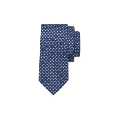 Salvatore Ferragamo Tie "Navy Blue"