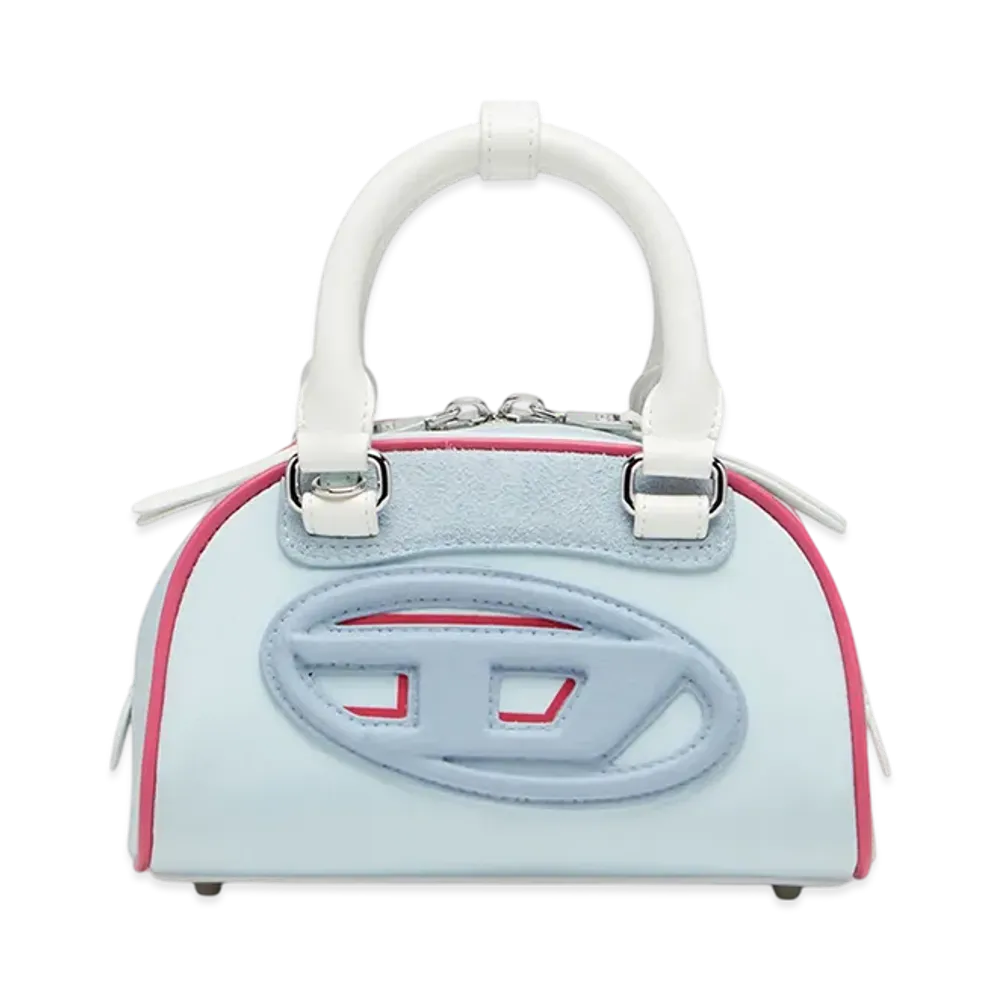 Diesel 1dr Dome Crossbody Bag "Light Blue"