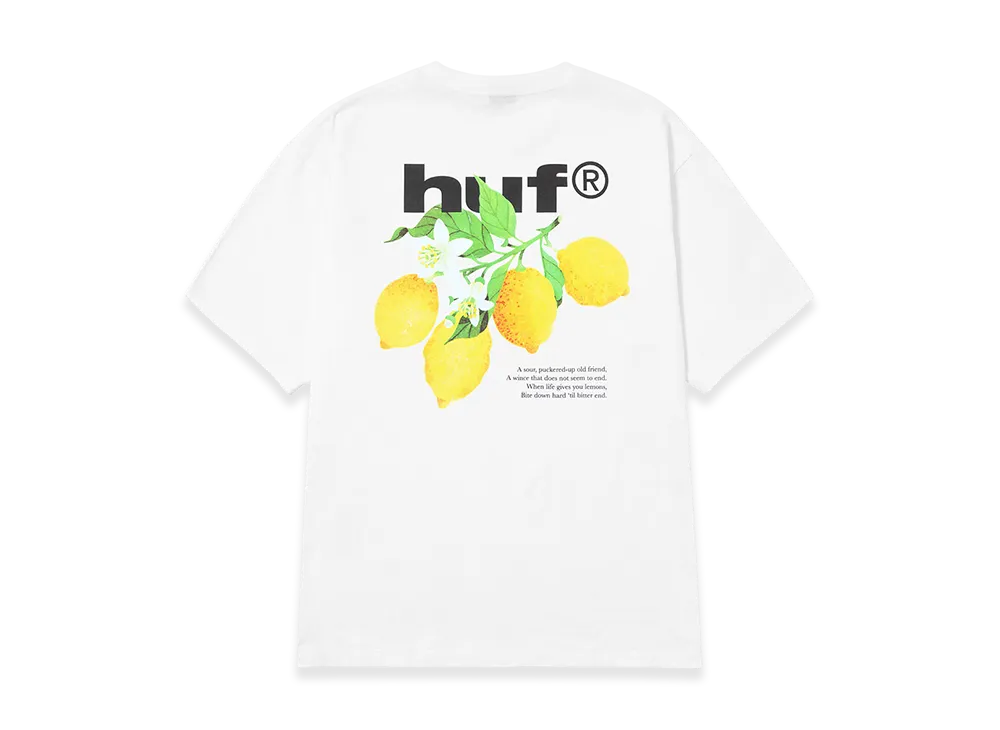HUF Sour Lemon Tee "White"