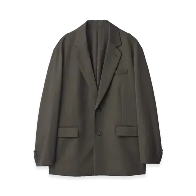 ssstein Oversized Single Breasted Jacket "Grey Khaki"