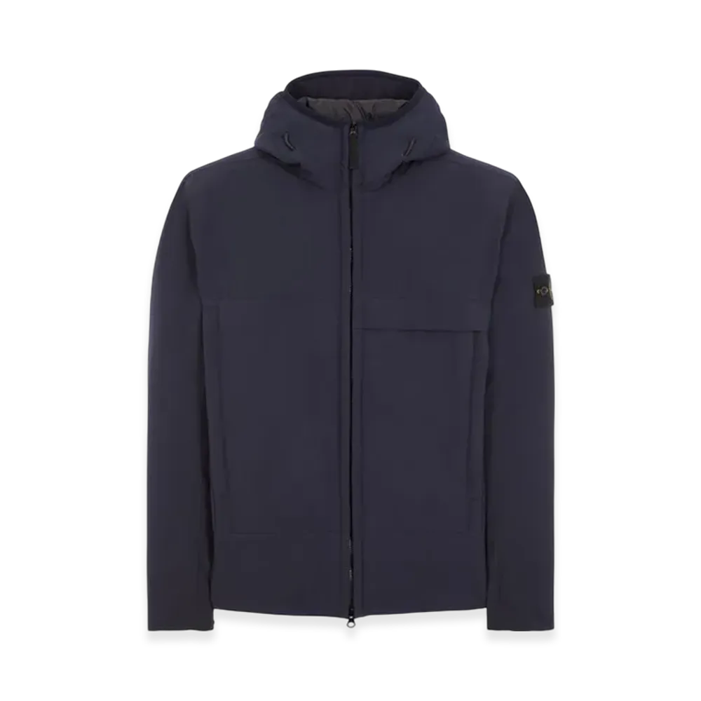 Stone Island 40527 Soft Shell-R E.DYE Pure Insulation Technology Primaloft Jacket - 22FW "Navy Blue"