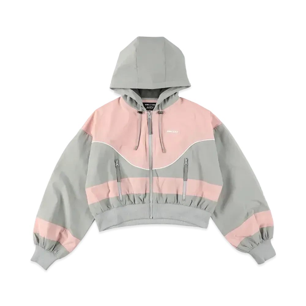 WIND AND SEA x NERGY Short Nylon Blouson "Pink"