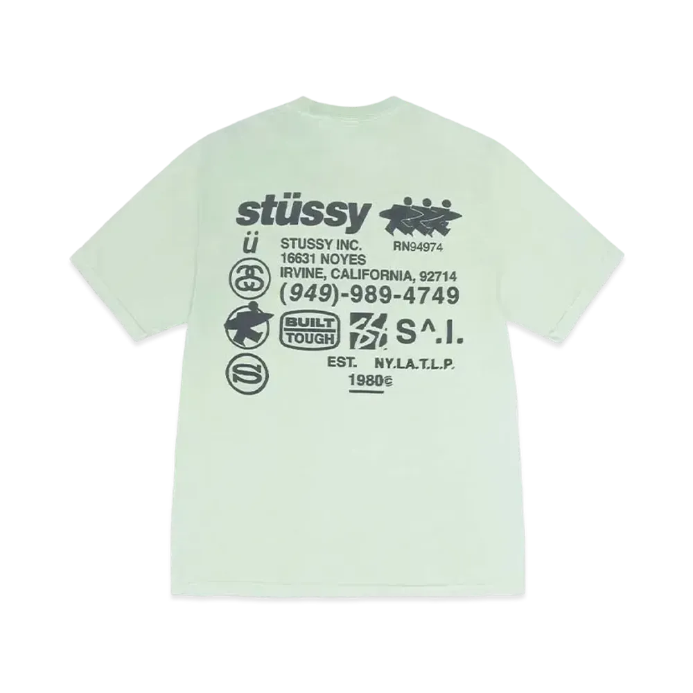 Stussy Dna Pigment Dyed Tee "Granite" (FA24)