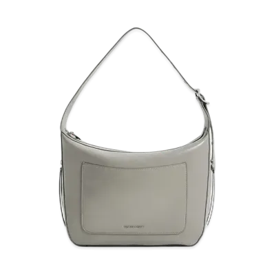 CHARLES & KEITH Zyria Elongated Hobo Bag "Grey"