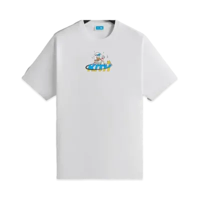 Kith x Disney For Donald Duck Astronaut Vintage Tee "White"