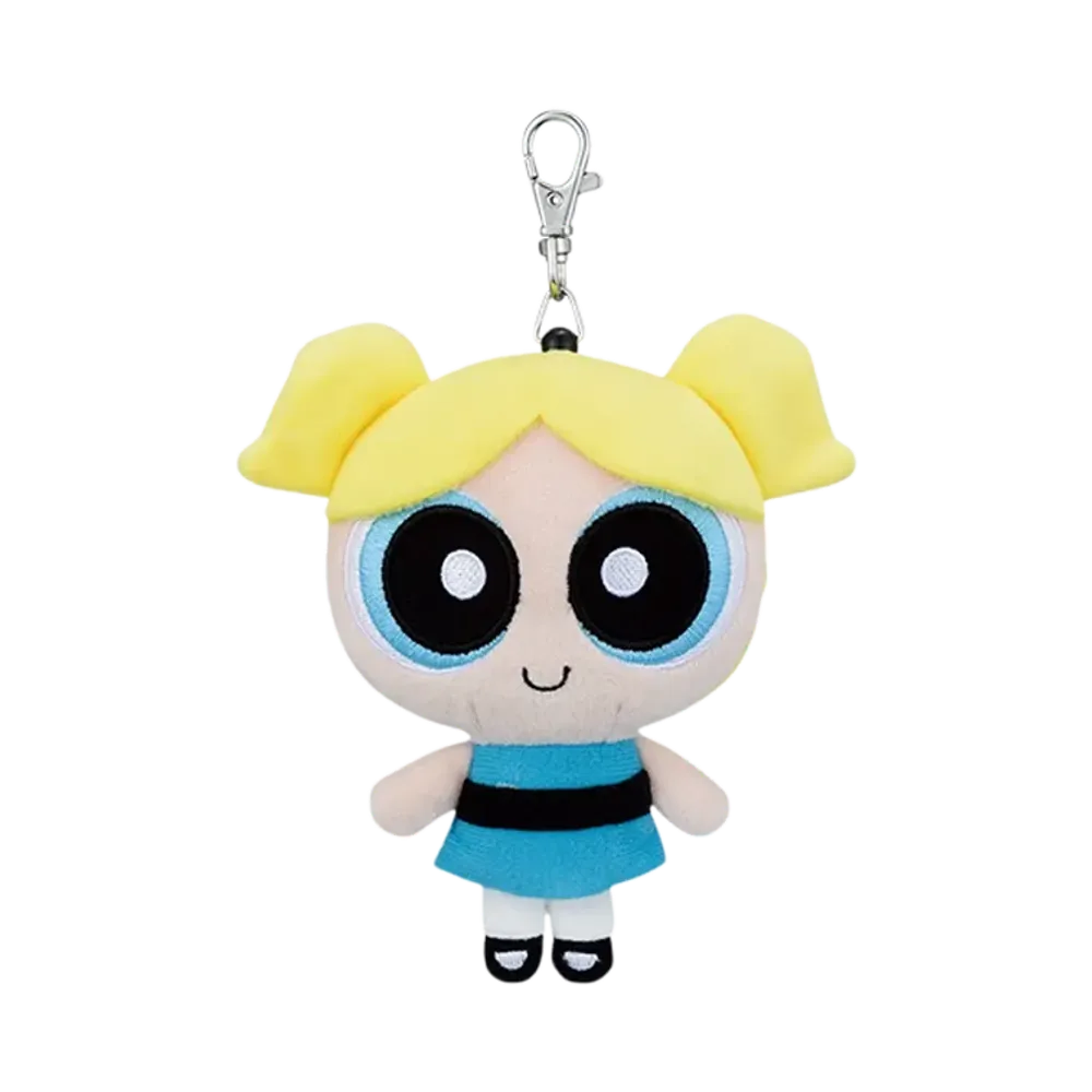 BANDAI "Ichiban Kuji" -Powerpuff Girls- B Prize Tobe! Reel Mascot Plush Bubbles