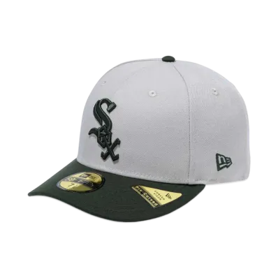 NEW ERA PC 59Fifty Stone 2-Tone Chicago White Sox "Stone/Dark Seaweed"