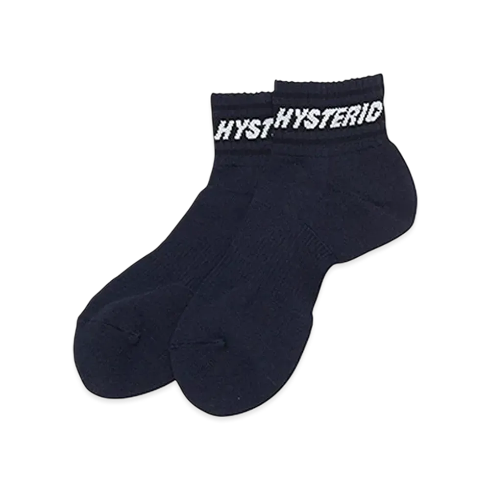 HYSTERIC GLAMOUR Logo Cordura Socks "Navy"