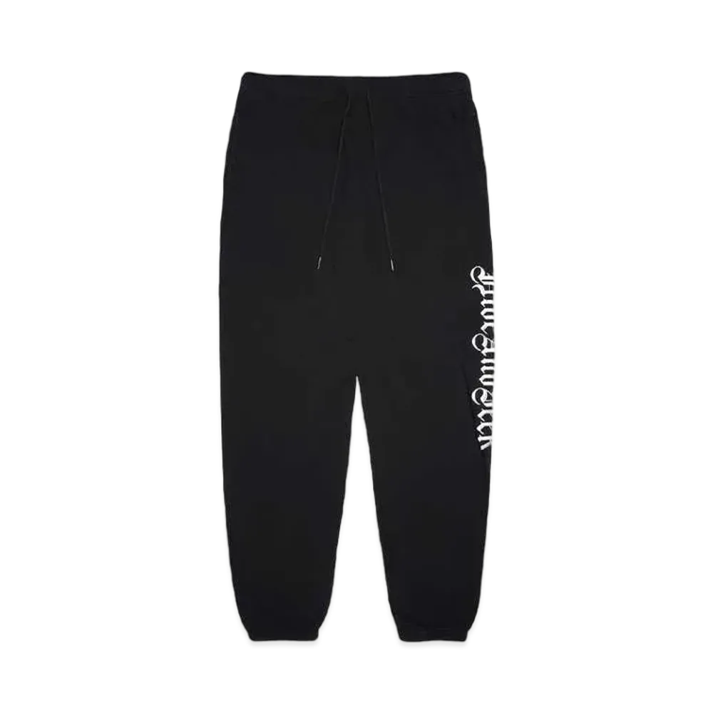 Hide and Seek Old English Sweat Pant(24aw) "BLACK"