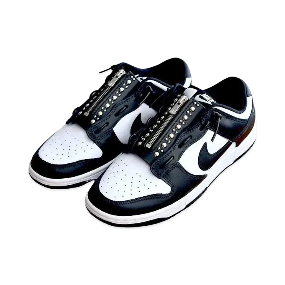 siiran Dunk Custom Zipper Unit Studs Black czdl01sb "BLACK/BLACK"